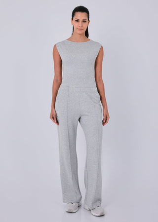 LC All-Around Lounge Cap Sleeve Top Grey Marl