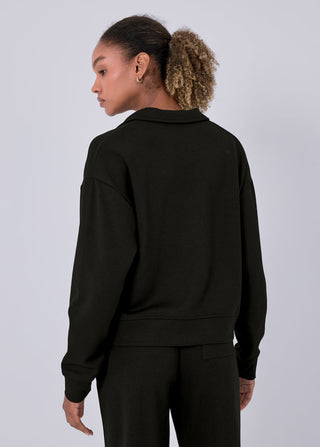 LC All-Around Lounge Collar Sweater Black