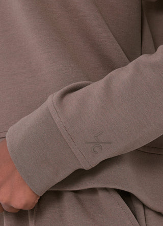 LC All-Around Lounge Collar Sweater Walnut