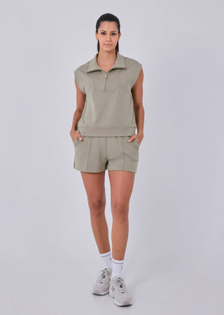LC All-Around Lounge Pintuck Short Abby Stone