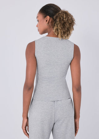 LC All-Around Lounge Scoop Neck Tank Grey Marl