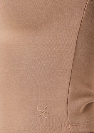 LC Cap Sleeve Top Women's Cap Sleeve Top Camel