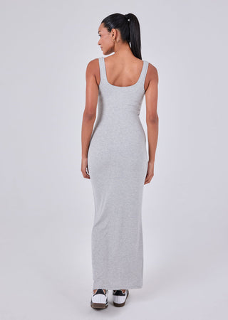 LC Dress Women's Maxi Dress Grey Marl