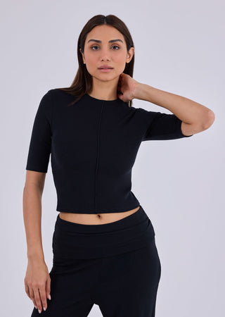 LC Half Sleeve Tee Women's Half Sleeve Tee Black