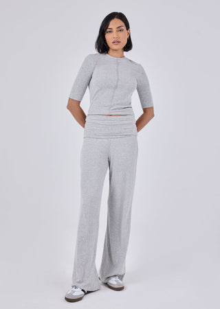 LC Half Sleeve Tee Women's Half Sleeve Tee Grey Marl