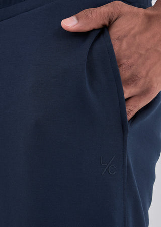 LC Home Mens All Around Lounge Straight Leg Pant Dark Navy