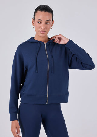 LC Hoody Women's Zip Up Hoodie Dark Navy