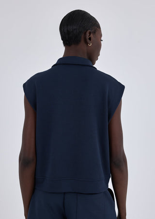 Women's Half Zip Sweatshirt Dark Navy