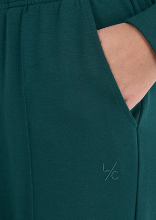 LC Joggers Women's Straight Leg Pants Deep Teal