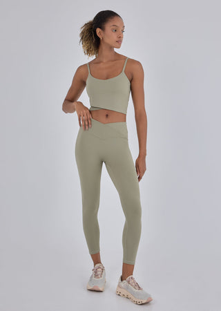 LC Legging All Day Wrap Waist Legging 7/8 Abby Stone