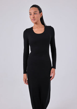LC Long Sleeve Dress Women's Long Sleeve Dress Black