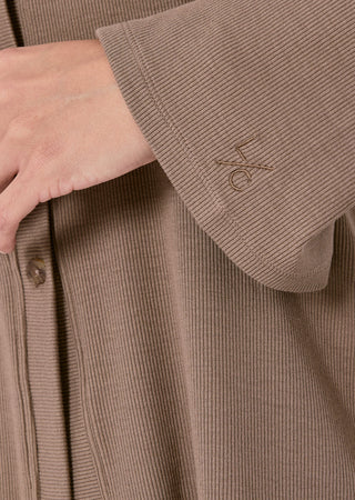 Women's Longline Cardigan Walnut