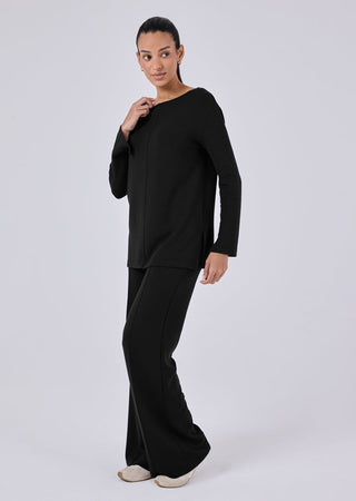 Women's Long Sleeve Top Black