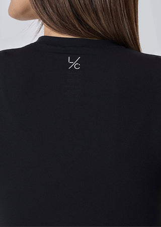 LC Long Sleeve Top Women Skin Touch Long Sleeve Top Black