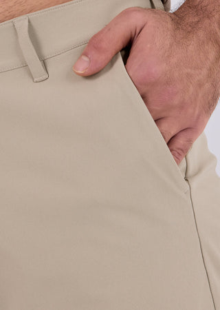 Men's Shorts Classic Fit - 8"R Beige