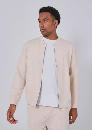 LC Mens All Around Lounge Bomber Oatmeal Heather