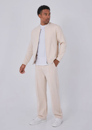 LC Mens All Around Lounge Bomber Oatmeal Heather