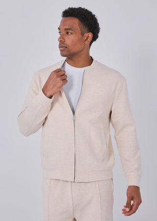 LC Mens All Around Lounge Bomber Oatmeal Heather