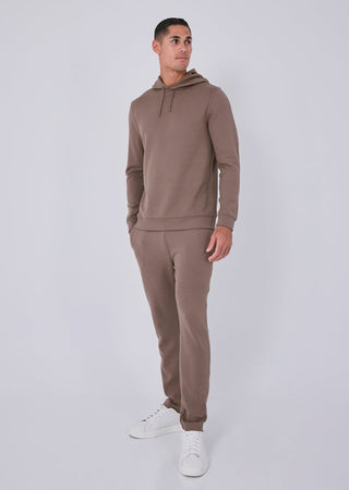 LC Mens All Around Lounge Hoodie Walnut