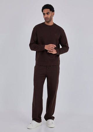 Unisex Oversized Sweater Dark Cocoa