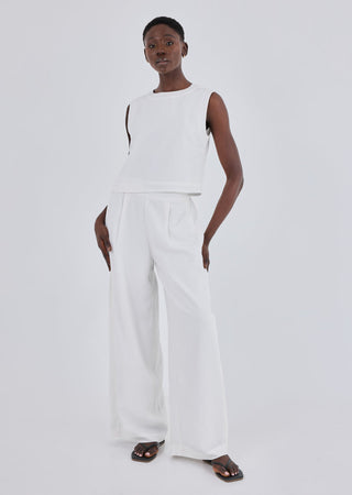 Women's Relaxed Pants Ivory