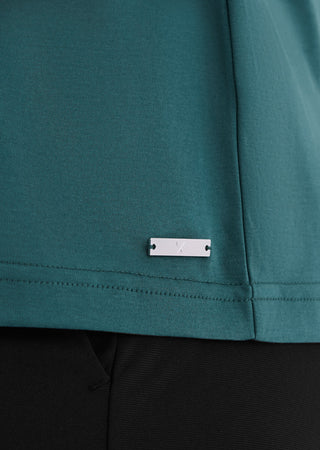 Men's Open Polo Deep Teal - LC