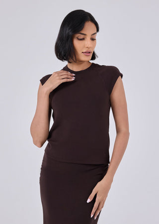 LC Raglan Tee Effortless Raglan Tee Dark Cocoa