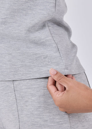 LC Raglan Tee Effortless Raglan Tee Grey Marl