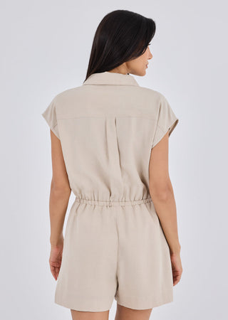 Women's Romper Light Beige