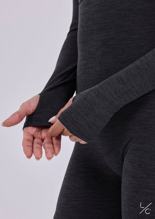 LC Shrugs Women's Shrug Dark Grey Marl