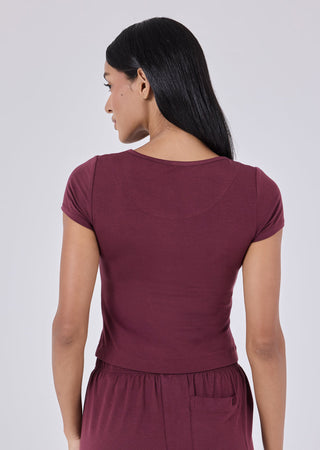 LC Sleep Tee Women's Sleep Tee Dark Burgundy
