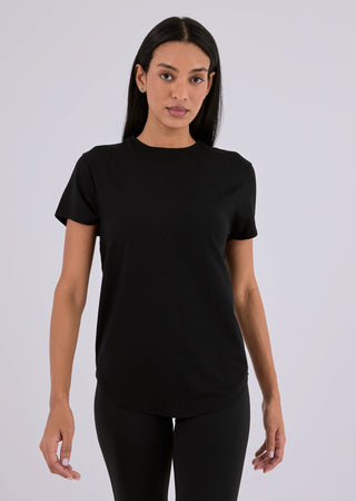 LC Split Back Tee Women’s Aloe Split Back Tee Black