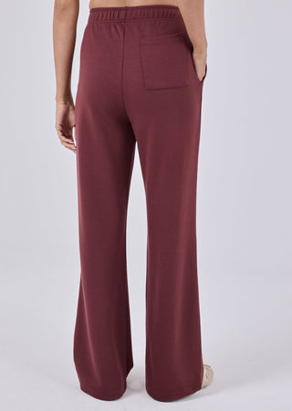 LC Straight Leg Pant Short length Women's Straight Leg Pant Short Length Dark Burgundy