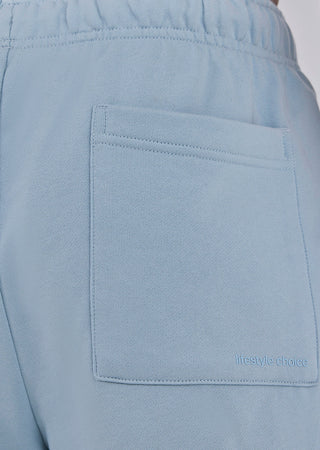 Unisex Oversized Sweat Pants Blue Mist