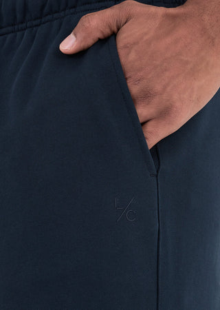 Unisex Oversized Sweat Pants Navy Pewter