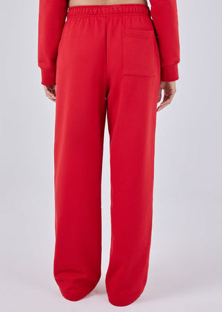 Unisex Oversized Sweat Pants Vivid Red