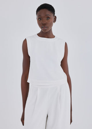 Women's Relaxed Tank Ivory