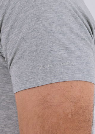 LC Tee Mens Essential Tee Greymarl