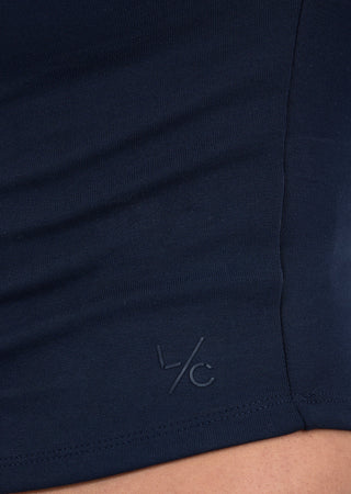 LC Tee Women's Cap Sleeve Top Dark Navy