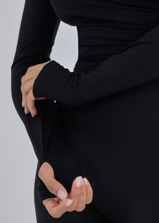 LC Wrap Top Women’s Aloe Wrap Top Black