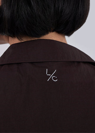 LC Zip top Womens Ripstop Zip Through Jacket Dark Cocoa