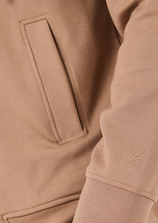 LC Zip Up Men's Zip Up Hoodie Camel