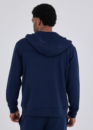 LC Zip Up Mens All Around Lounge Zip Up Hoodie Dark Navy